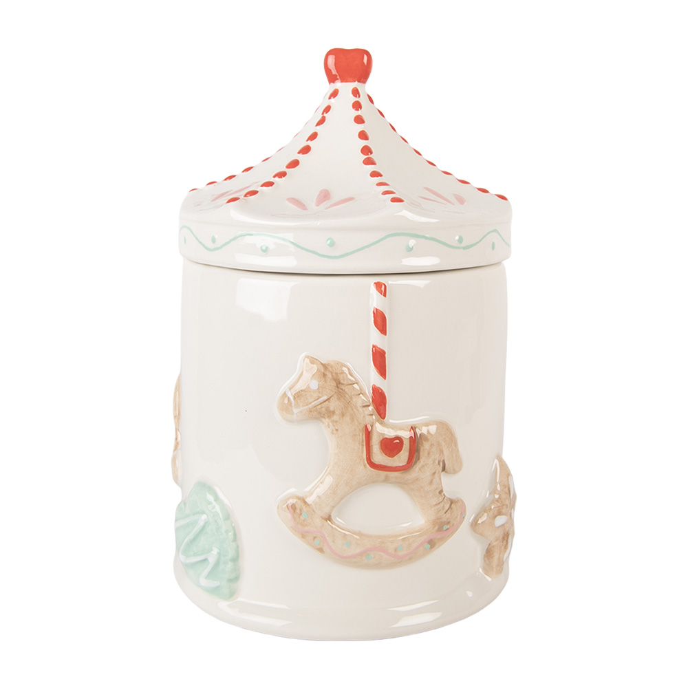 [6CE2218] Voorraadpot met deksel Ø 15x22 cm