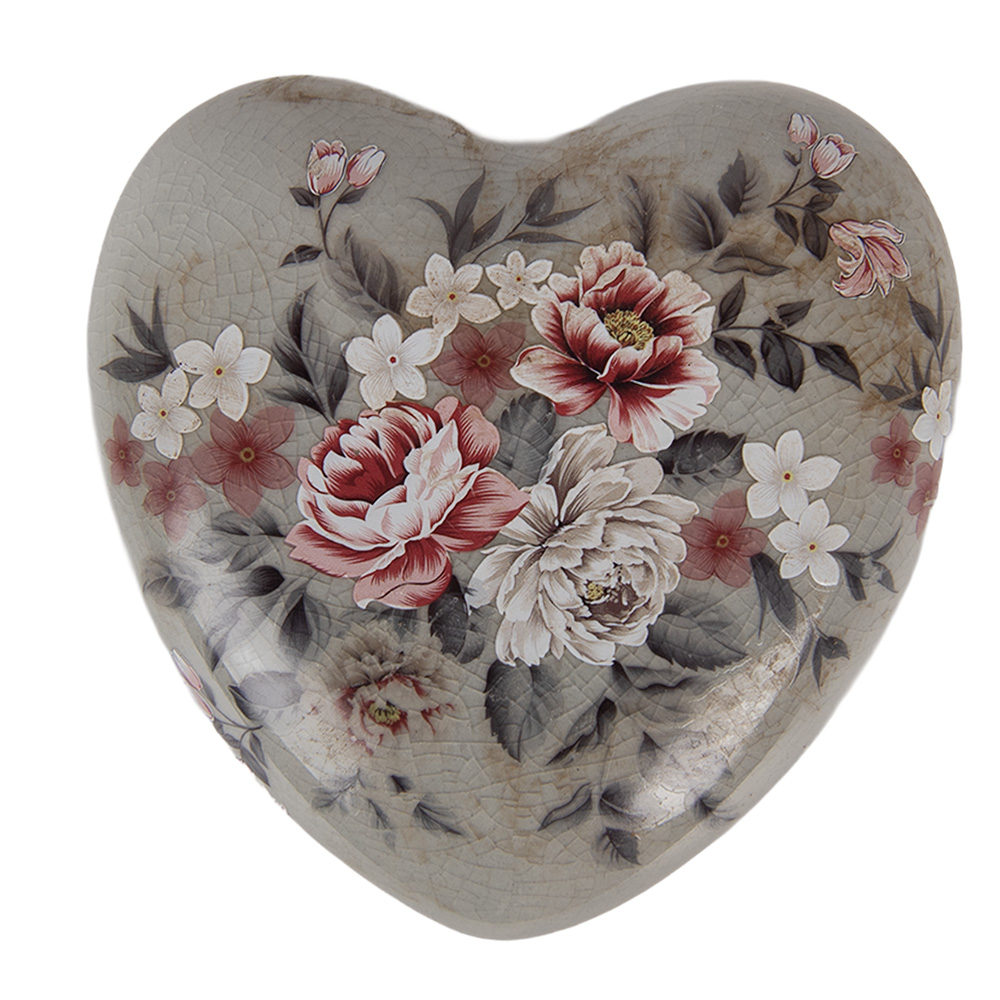 [6CE2242L] Decoratie hart 11x11x4 cm