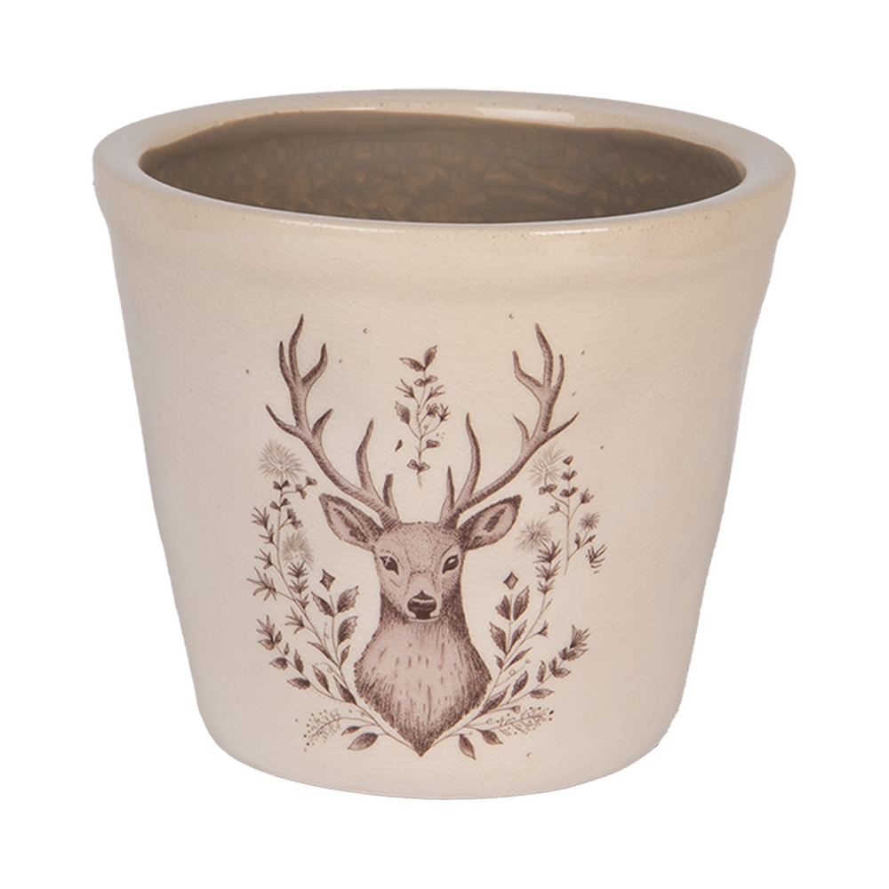 [6CEGTW0001S] Decoratie bloempot Ø 12x11 cm