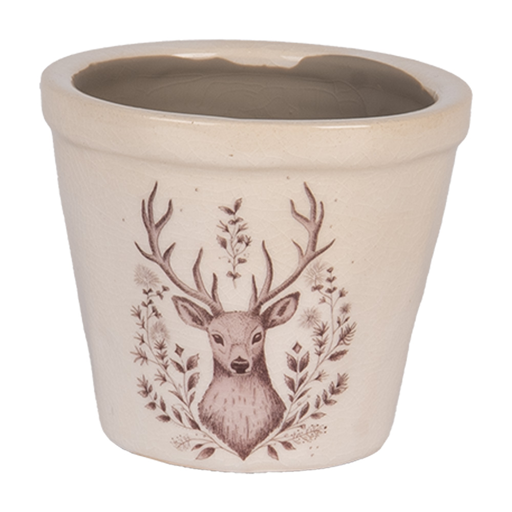 [6CEGTW0001XS] Decoratie bloempot Ø 8x7 cm