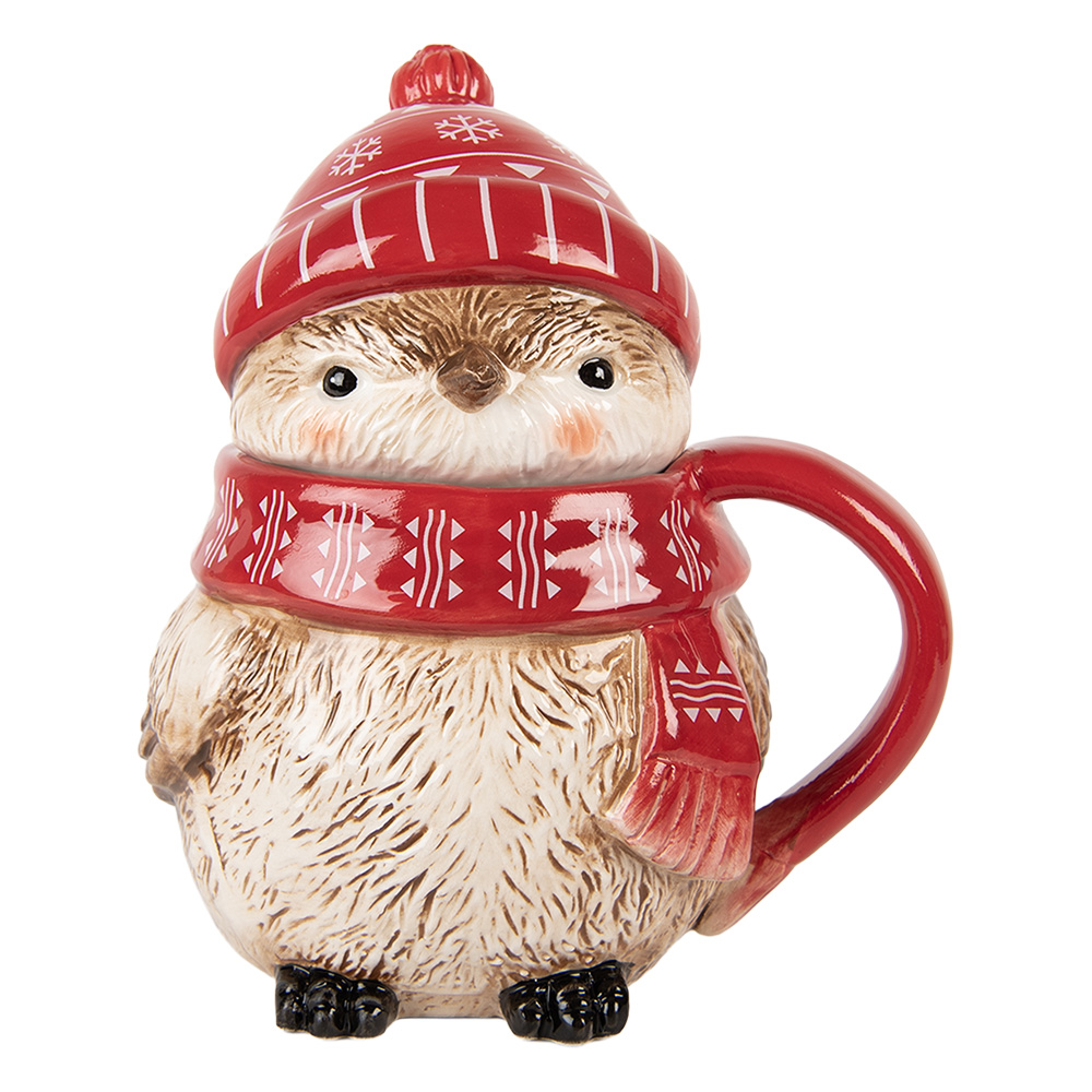 Mok met deksel 15x11x17 cm / 500 ml