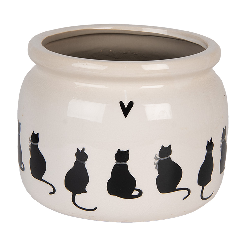 Decoratie bloempot Ø 20x15 cm