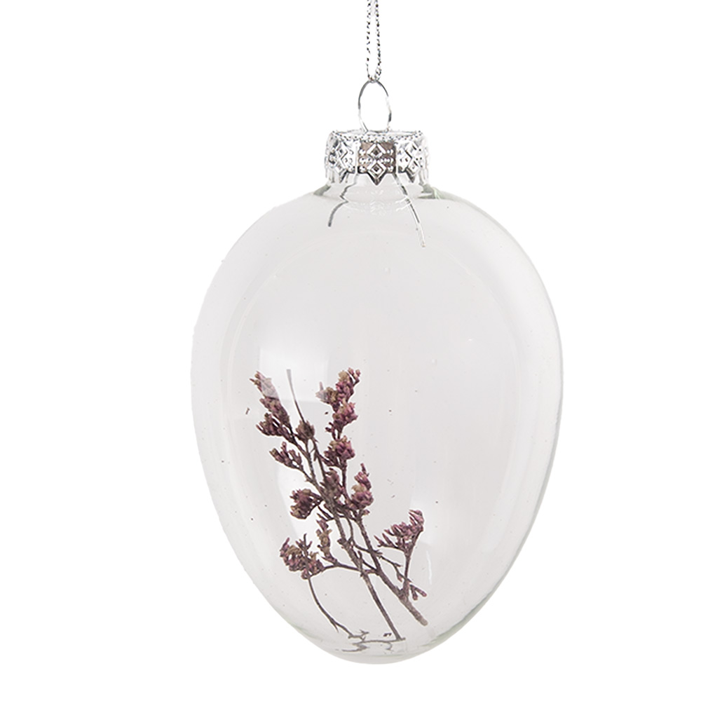 Decoratie hanger ei Ø 7x10 cm