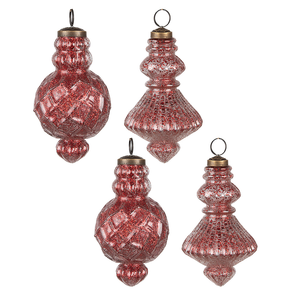 [6GL4512] Doos kerstballen 29x18x9 cm / Ø 8x15 cm (set 4)