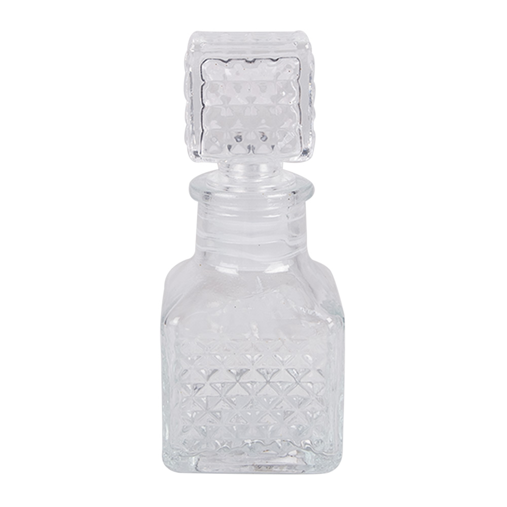 [6GL4893] Decoratie Fles 4x4x11 cm / 50 ml