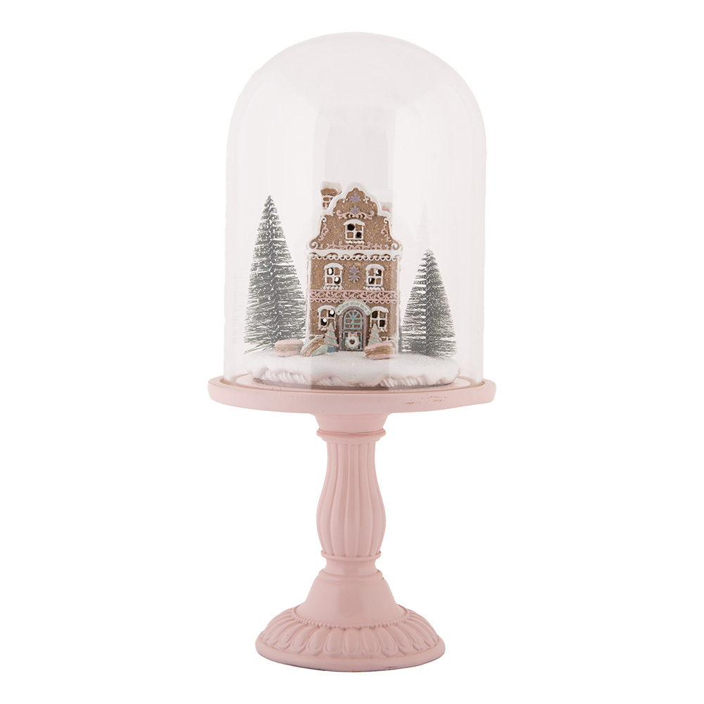 [6GL5189] Stolp met decoratie LED Ø 17x36 cm / 2xAAA