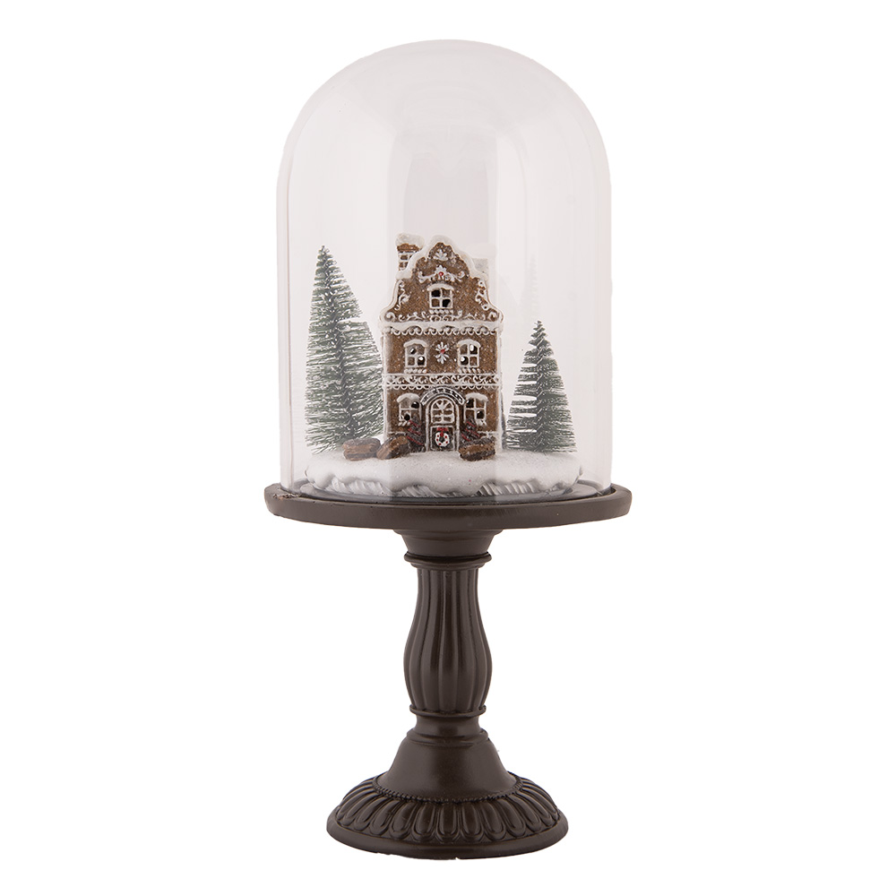 Stolp met decoratie LED Ø 17x36 cm / 2xAAA