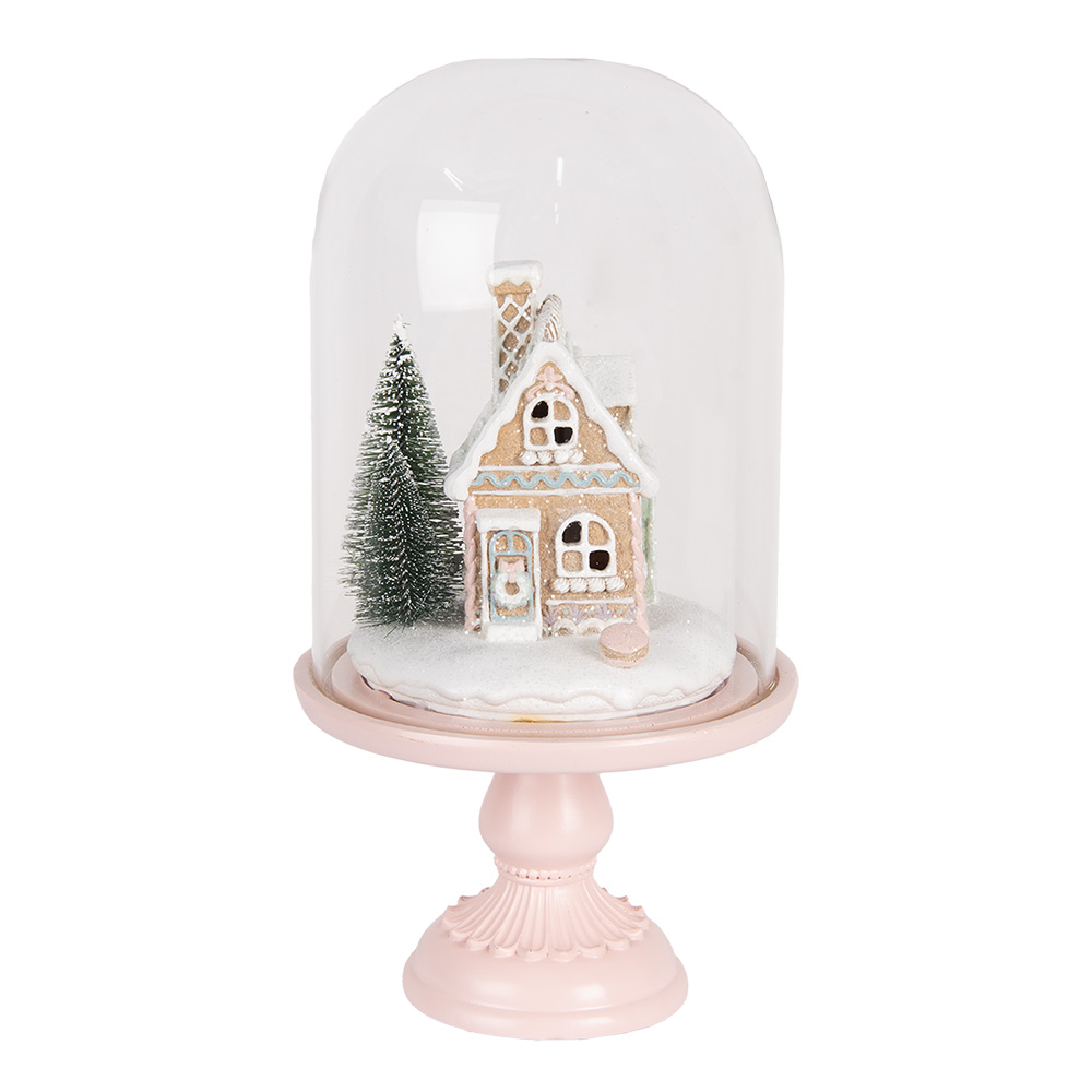 [6GL5191] Stolp met decoratie LED Ø 17x30 cm / 2xAAA