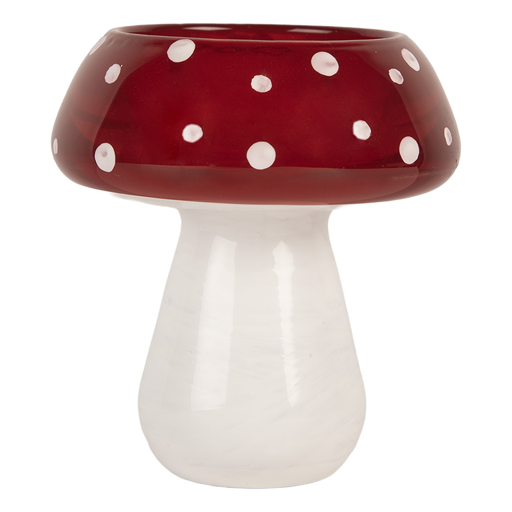 Waxinelichthouder paddenstoel Ø 8x9 cm