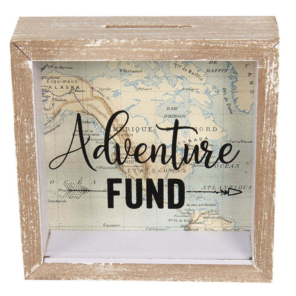 [6H1734] Spaarpot adventure Fund 15x5x15 cm