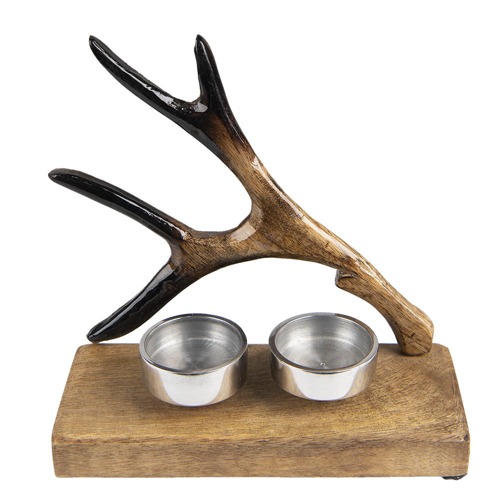 [6H2252] Waxinelichthouder 17x7x17 cm