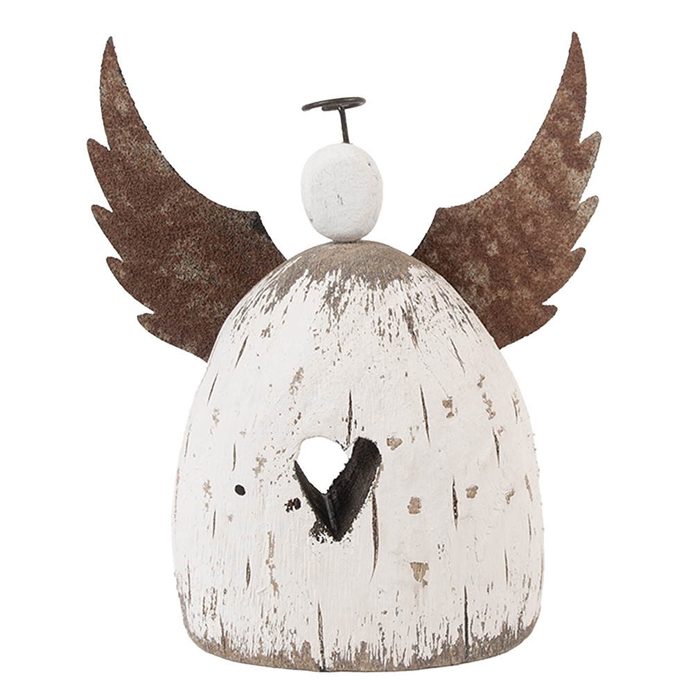 [6H2419L] Decoratie engel 19x6x21 cm