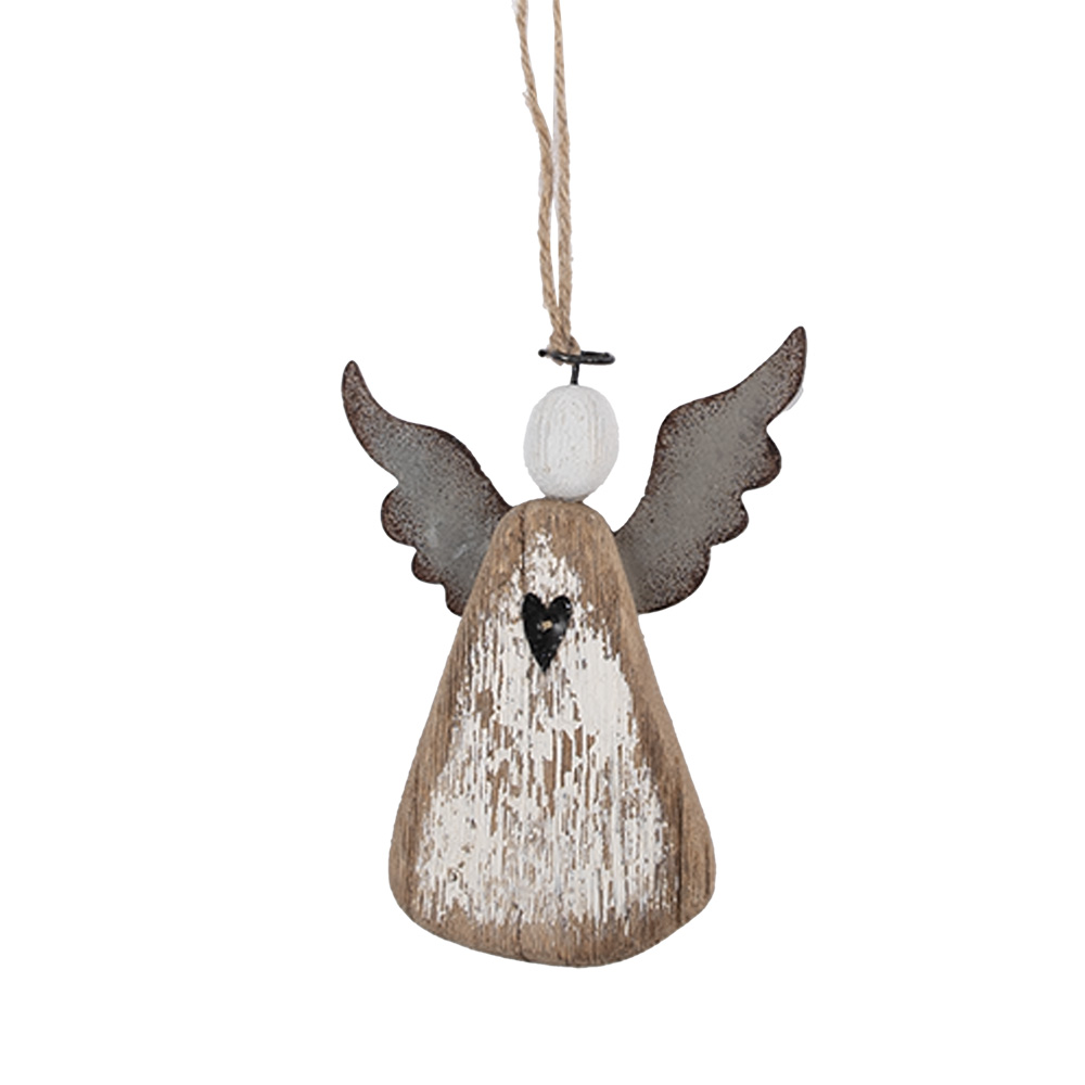 [6H2429] Decoratie hanger engel 9x2x13 cm