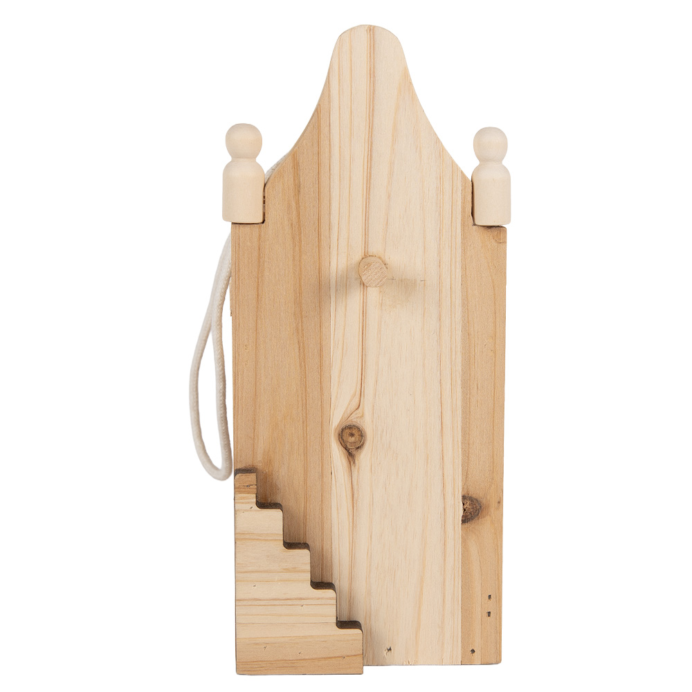 [6H2438] Vogelvoederhuisje 10x11x23 cm