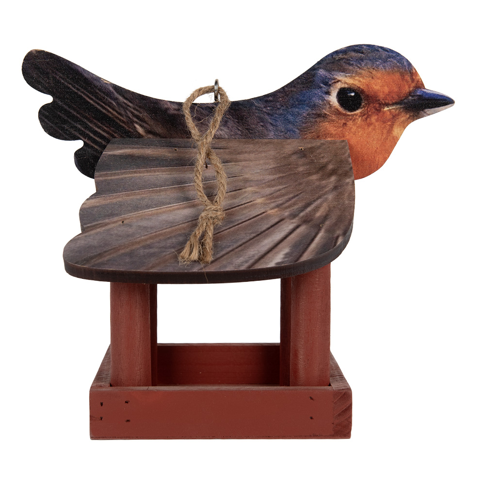 [6H2455] Vogelvoederhuisje 17x25x21 cm