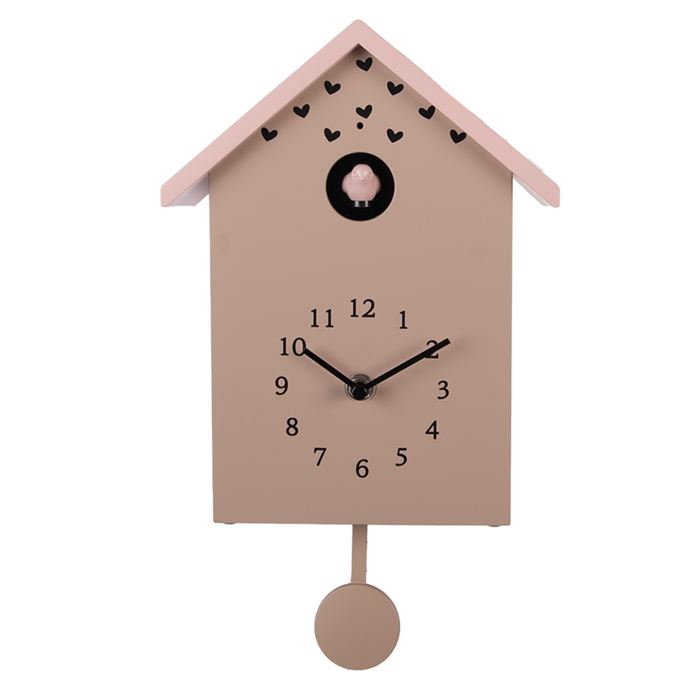 [6KL0840] Wandklok 20x10x26 cm / 3xAA