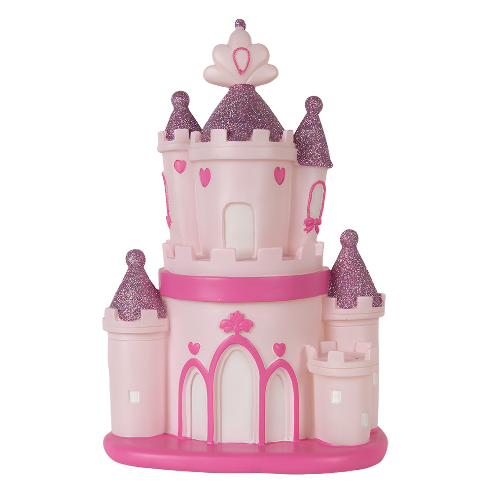 [6LMP803] Nachtlampje kasteel LED 23x16x35 cm