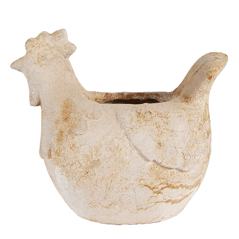 Decoratie bloempot 31x20x27 cm