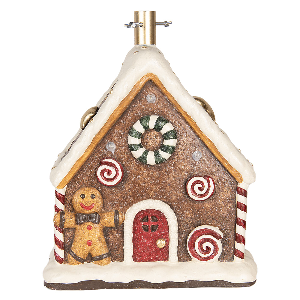 [6MG0143] Kerstboom standaard huisje 37x26x47 cm