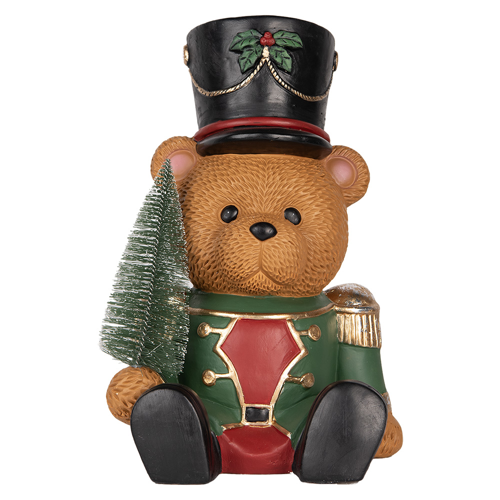 [6MG0153] Decoratie beer 25x25x38 cm