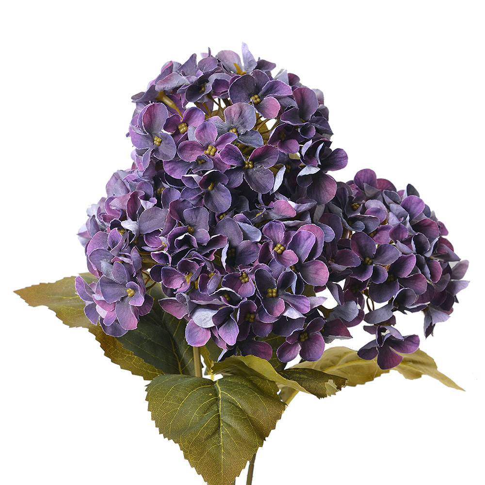 Kunstbloem hortensia 18x16x44 cm