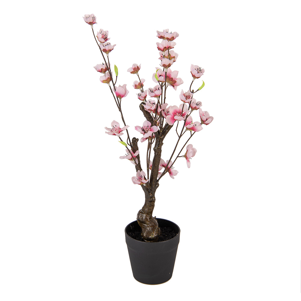 [6PL0373] Decoratie kersenbloesem boom 10x10x48 cm
