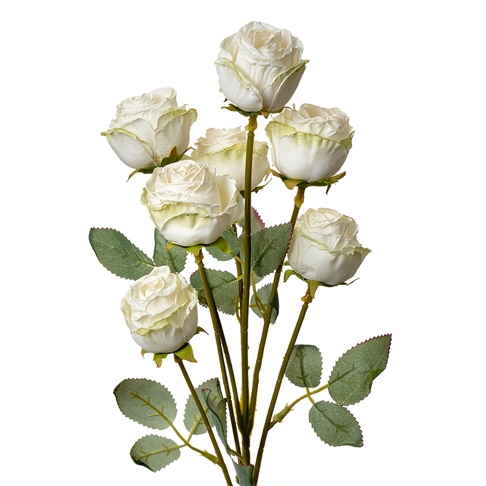 Decoratie tak met bloemen 8x8x55 cm