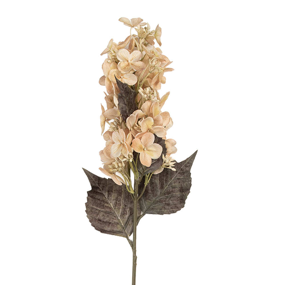 [6PL0396BE] Decoratie tak met bloemen 8x8x72 cm