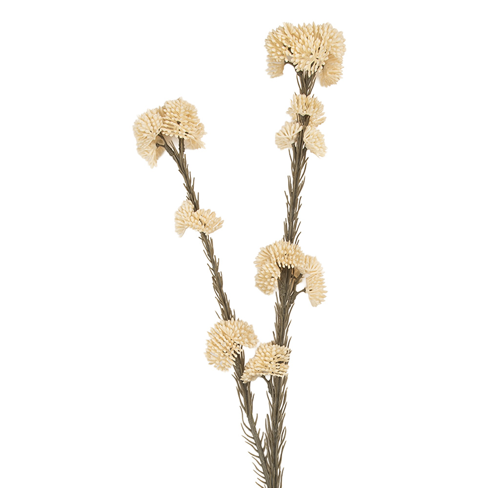 Decoratie tak met bloemen 6x6x58 cm