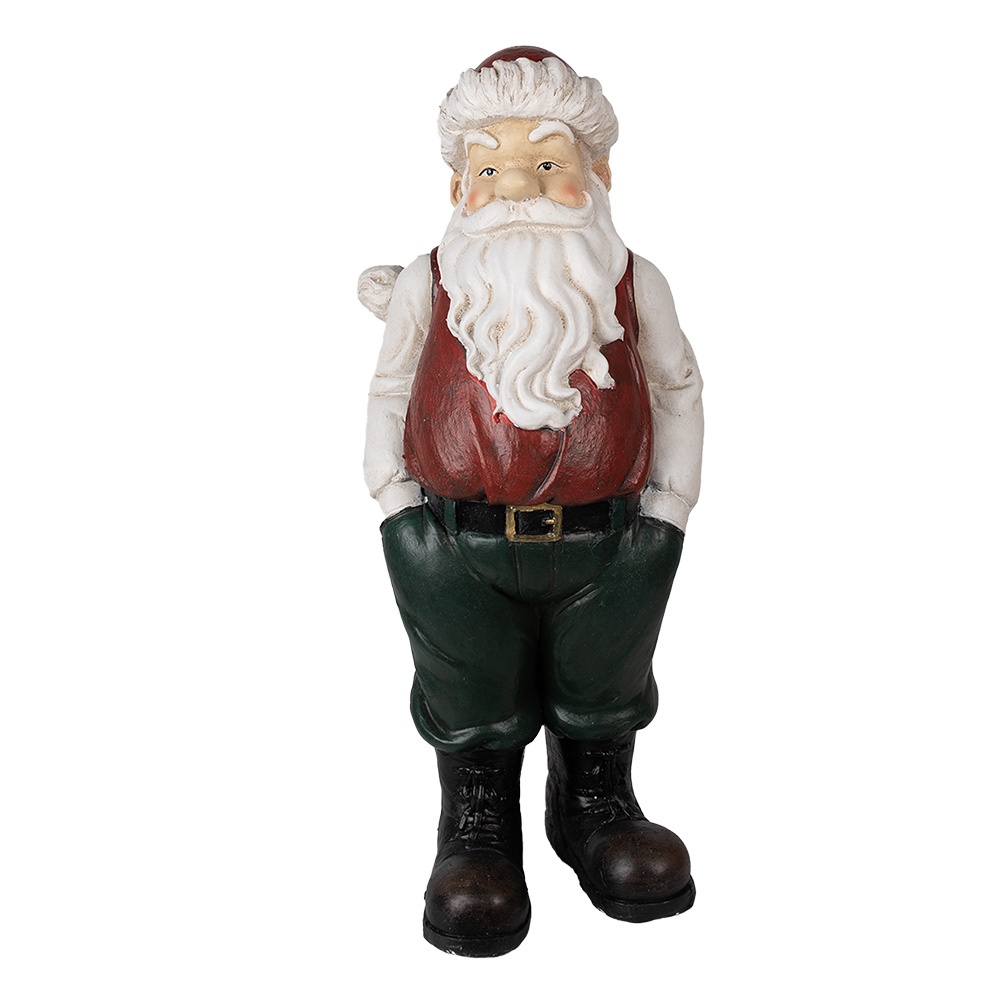 [6PR3914] Decoratie kerstman 26x25x51 cm