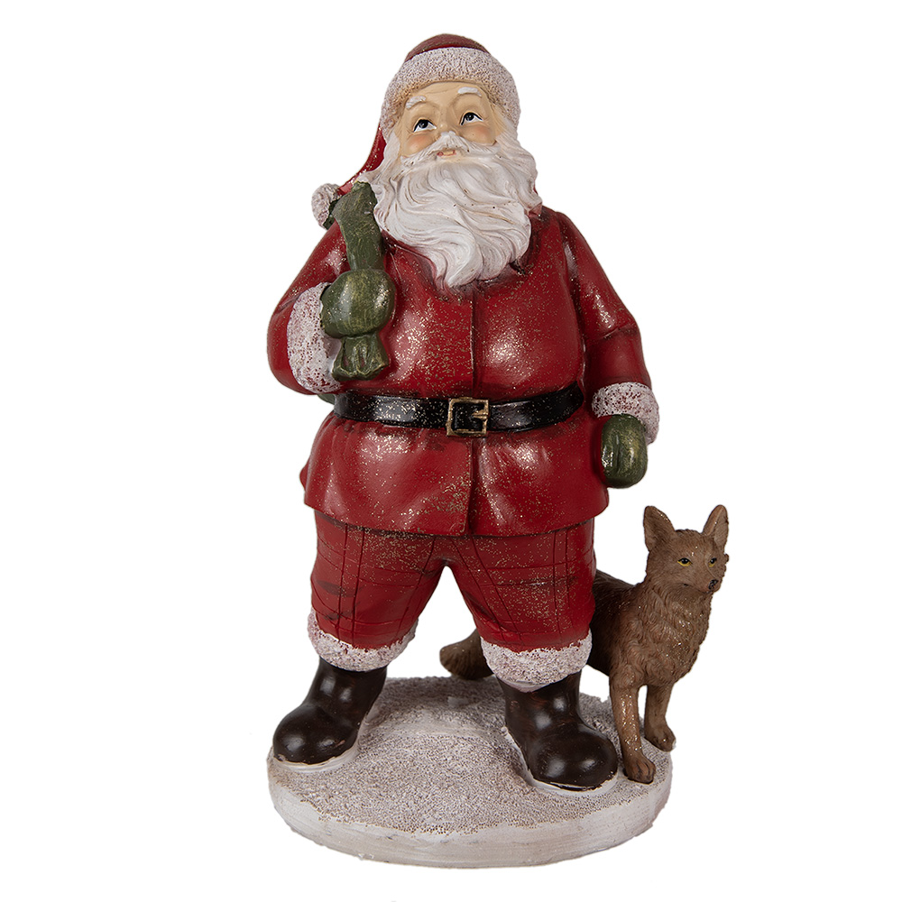 [6PR3946] Decoratie kerstman 16x14x26 cm
