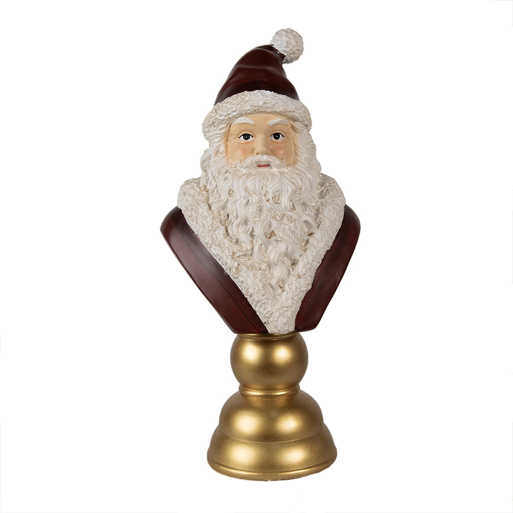 Decoratie kerstman 19x15x40 cm