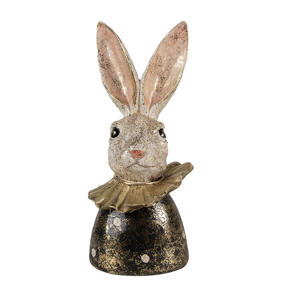 Decoratie konijn 11x11x23 cm