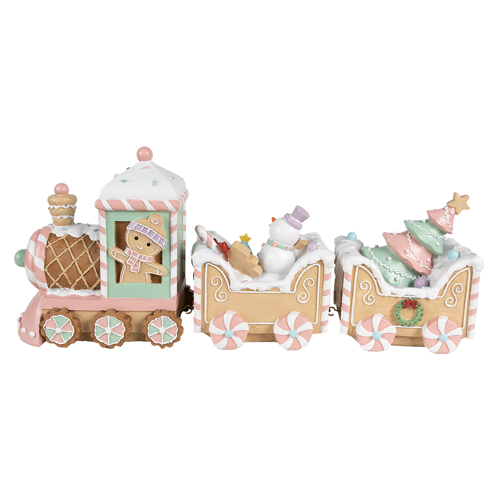 [6PR4266] Decoratie trein 45x12x19 cm