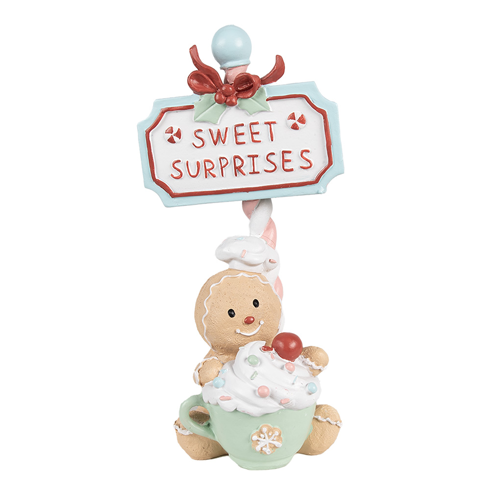 [6PR4269] Decoratie peperkoekpop 13x10x25 cm