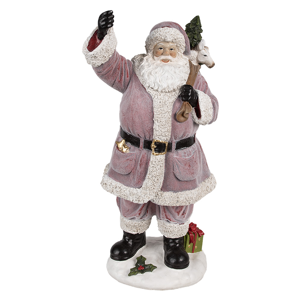 [6PR4299] Decoratie kerstman 24x19x43 cm