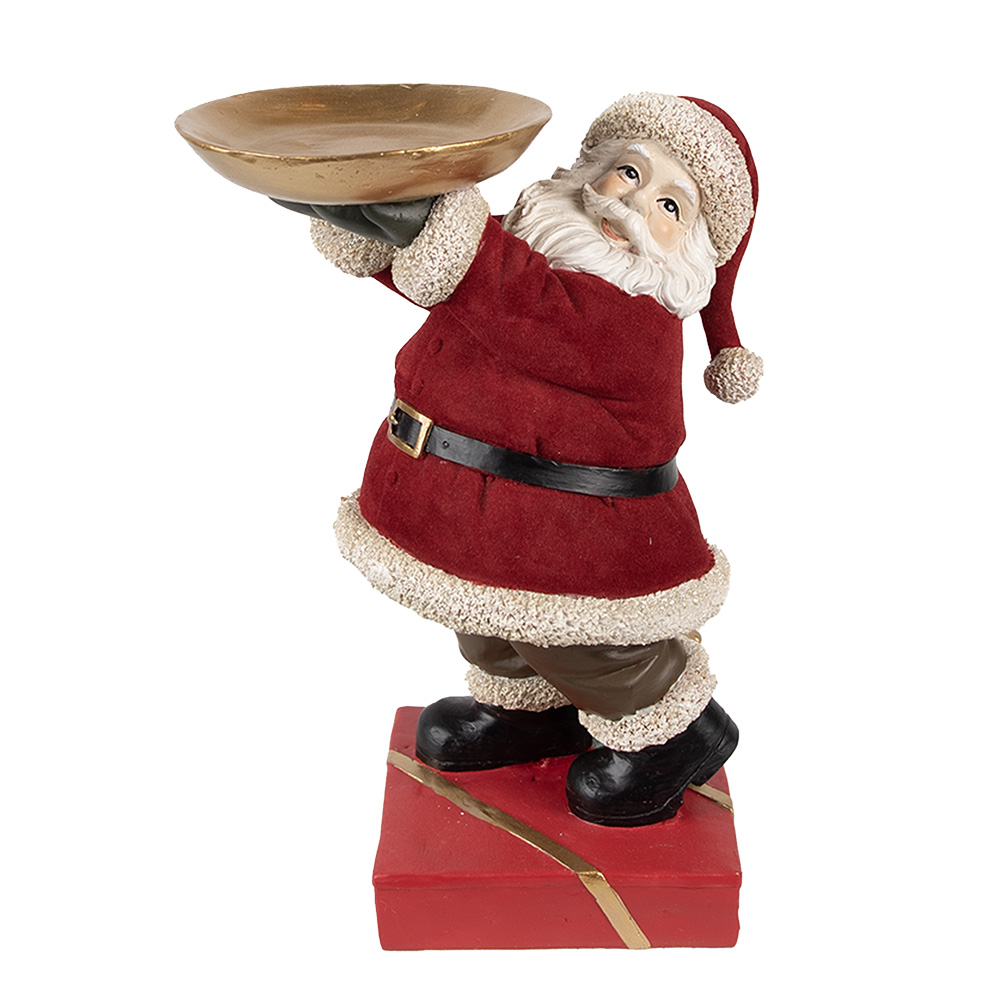 Decoratie kerstman 17x13x26 cm
