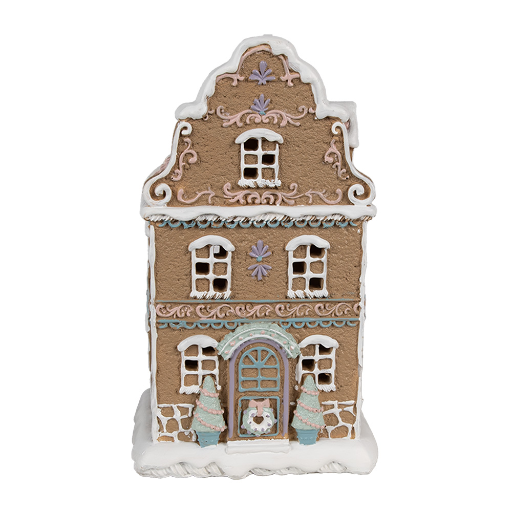 [6PR4318] Decoratie huis met LED 12x9x20 cm / 3xAAA