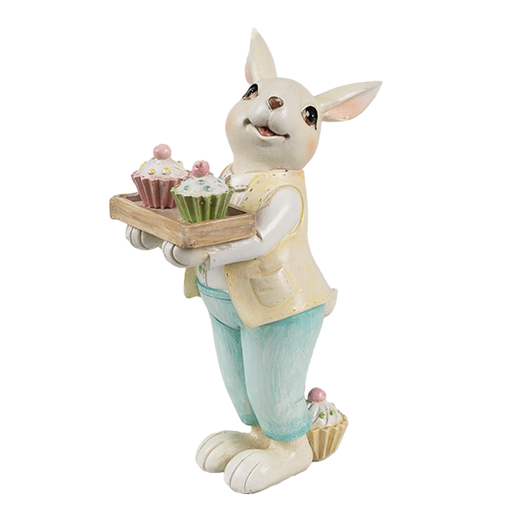 [6PR4392] Decoratie konijn 11x6x16 cm