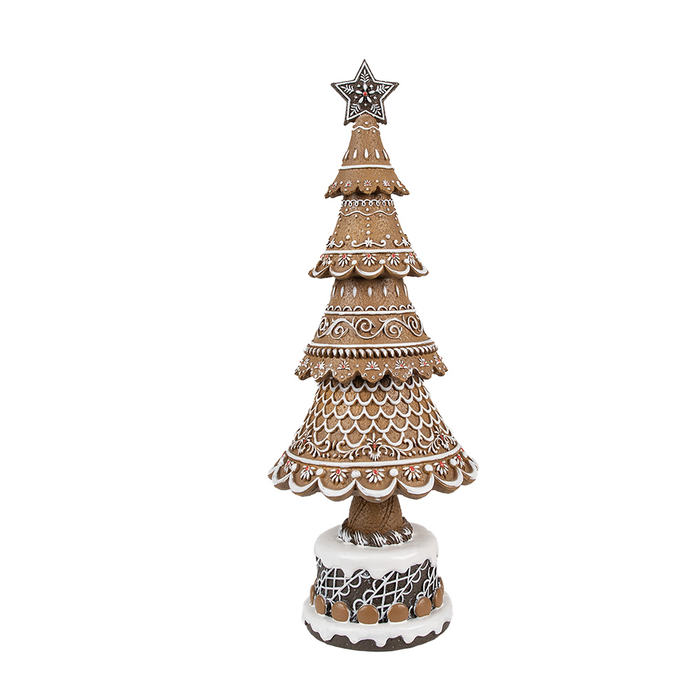 [6PR4977GG] Decoratie kerstboom Ø 16x42 cm