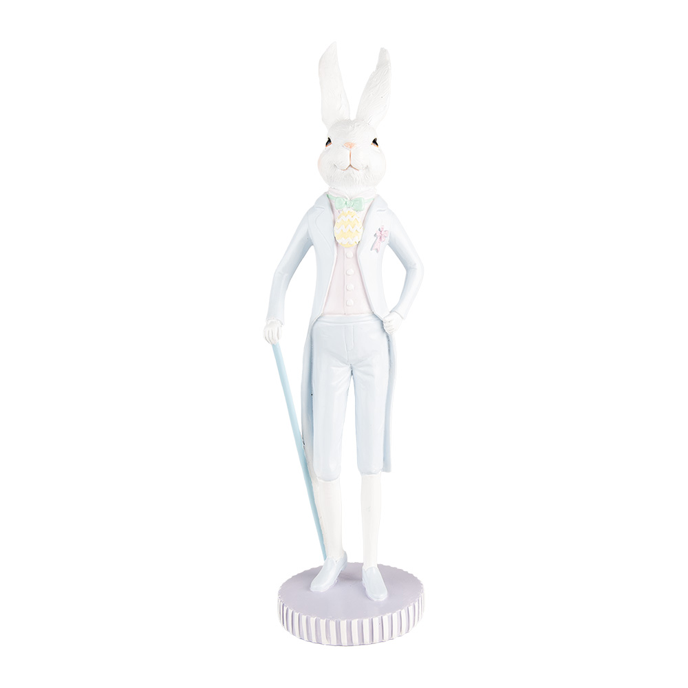 [6PR5199] Decoratie konijn Ø 10x40 cm