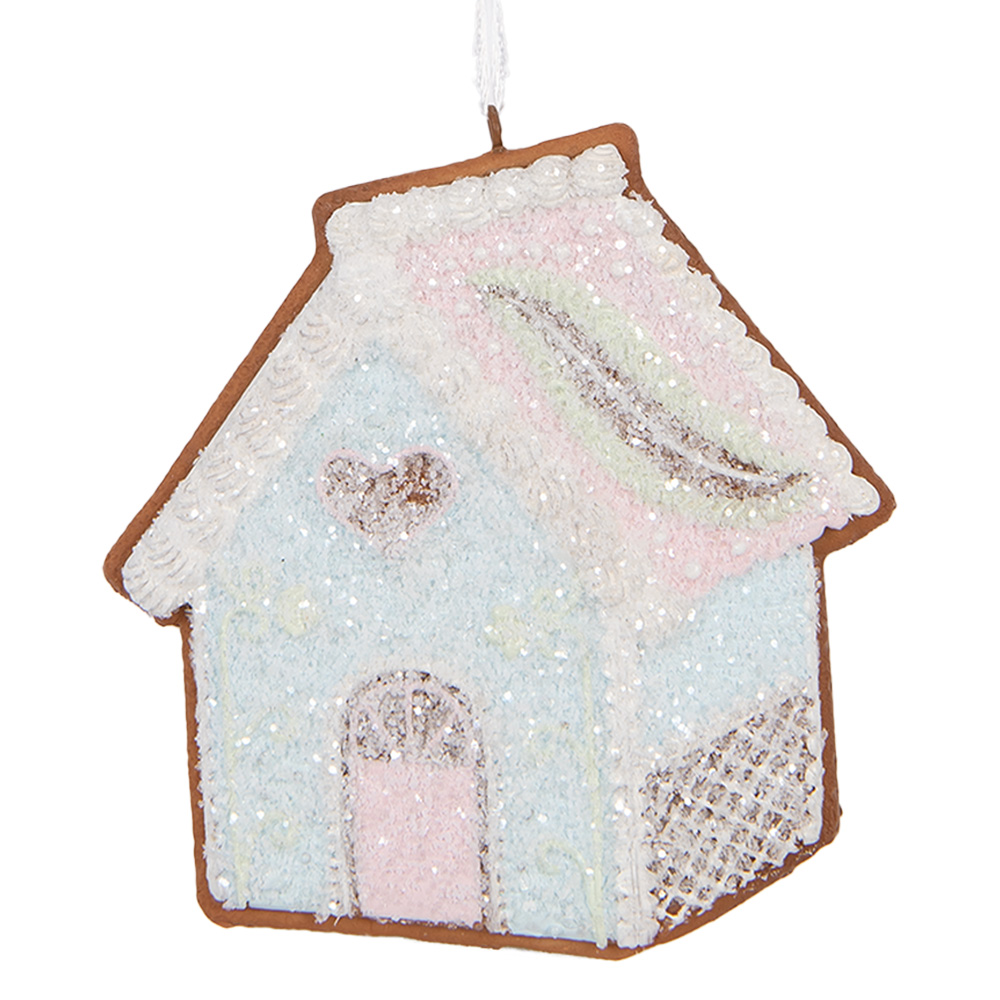 [6PR5338] Decoratie hanger huisje 9x1x10 cm