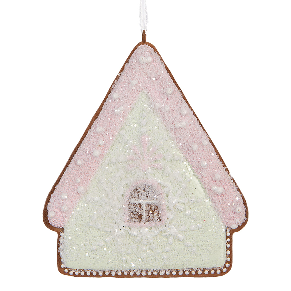[6PR5339] Decoratie hanger huisje 9x1x10 cm