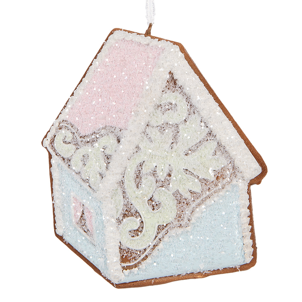 Decoratie hanger huisje 9x1x10 cm