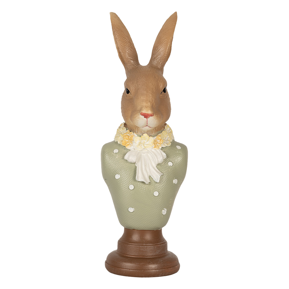 [6PR5364] Decoratie buste konijn 6x5x18 cm