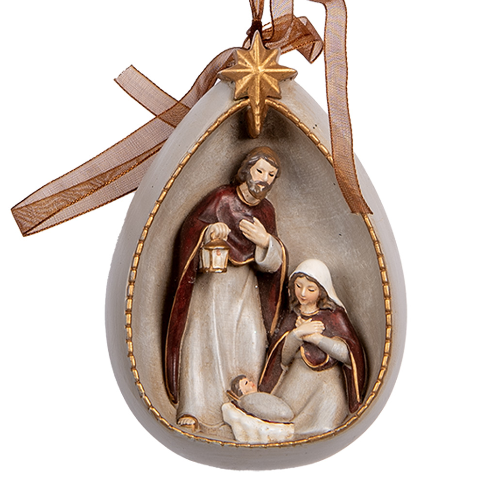 Decoratie hanger kerstgroep 8x4x11 cm