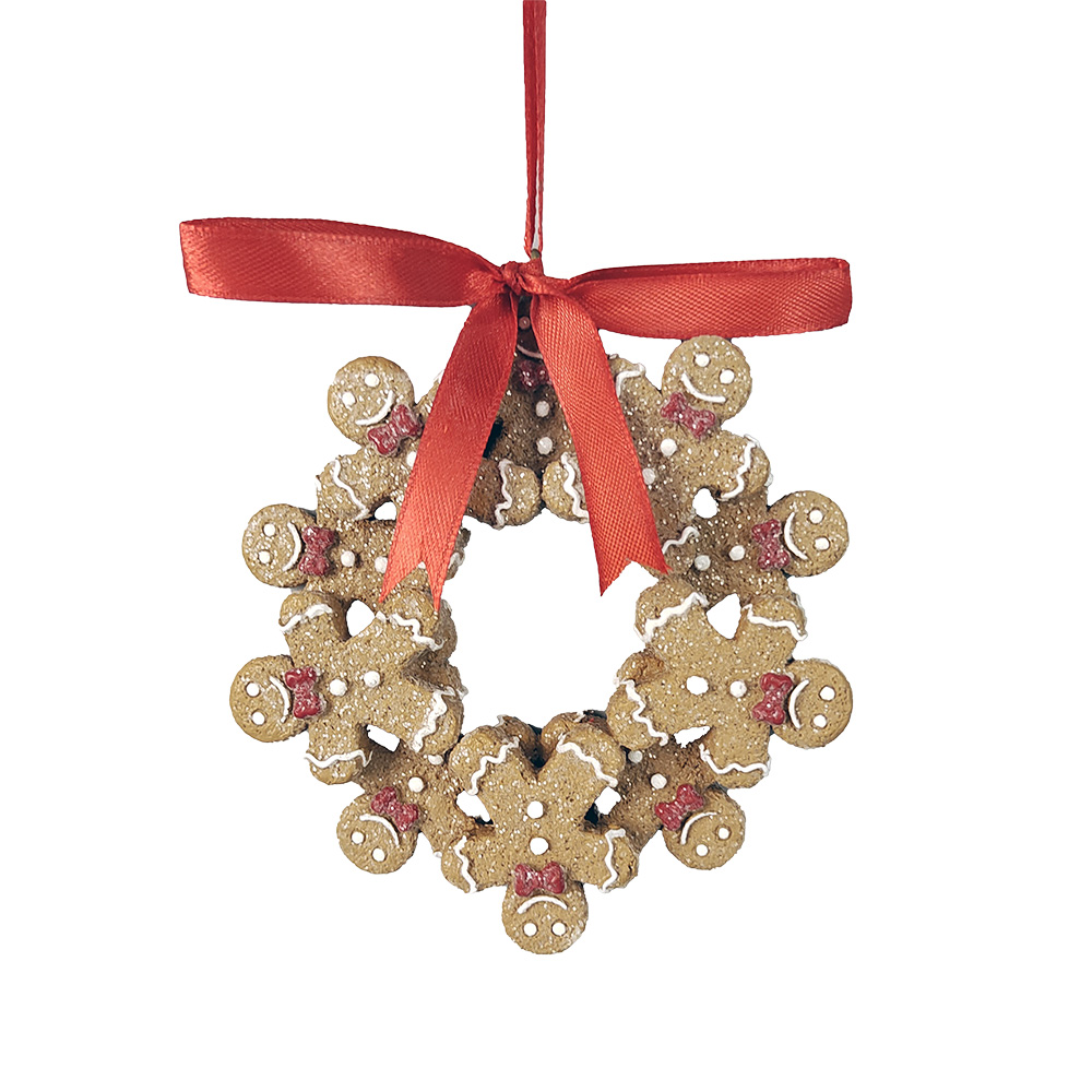 Decoratie hanger peperkoekpoppen 10x2x10 cm