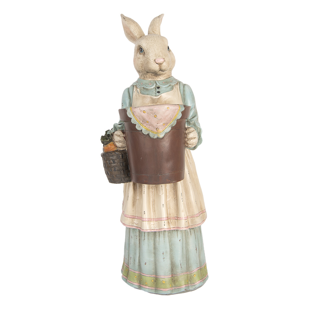 Decoratie konijn 23x17x46 cm