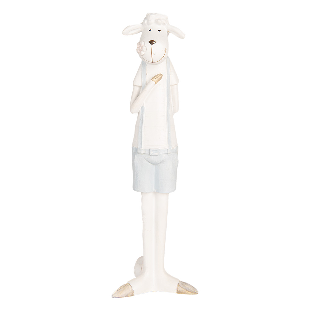 [6PR5471] Decoratie schaap 6x4x17 cm