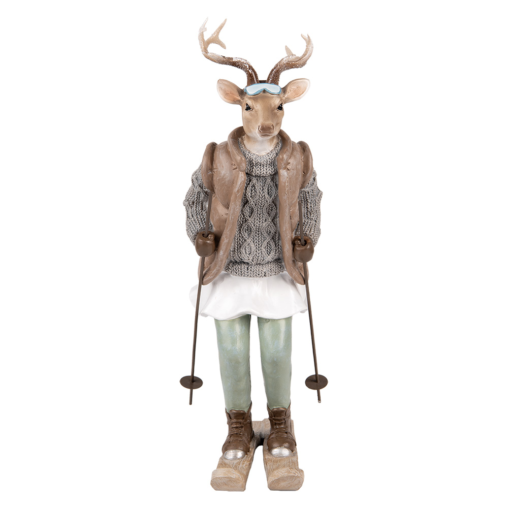 [6PR5529] Decoratie hert 16x11x31 cm